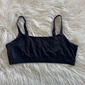 Skims Fits Everybody Scoop Neck Bralette Onyx Size 4X